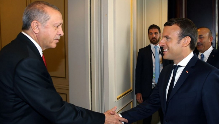 Fransa Cumhurbaşkanı Macron, Cumhurbaşkanı Erdoğanı aradı