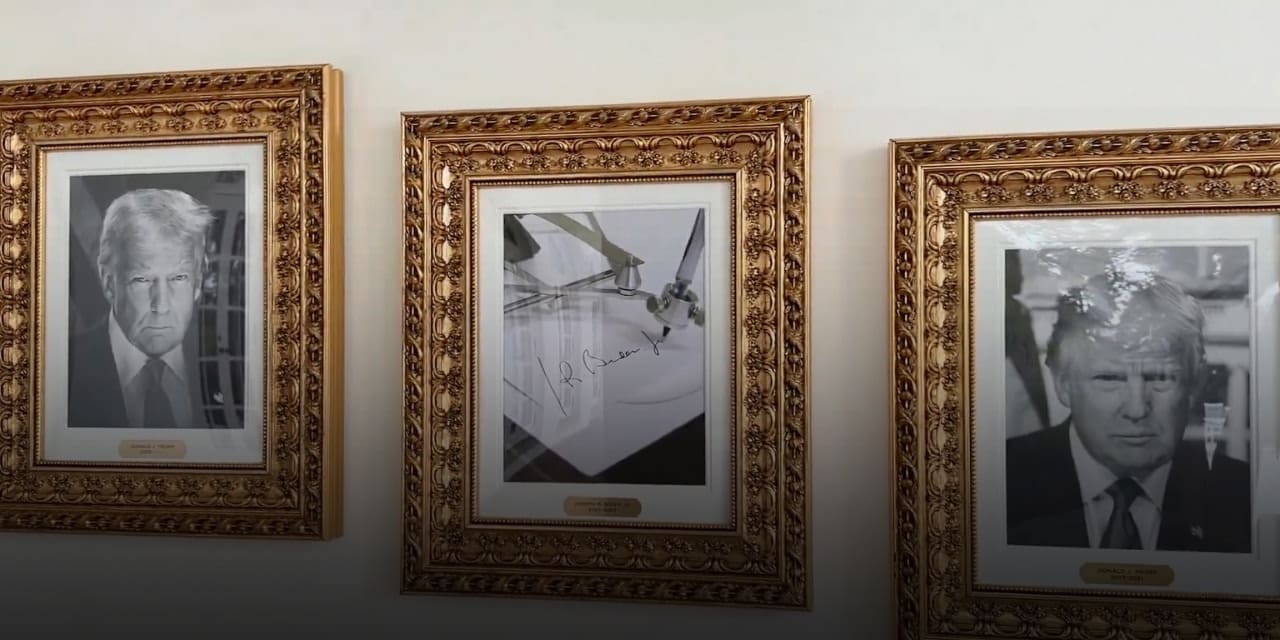 Trump yine Biden'ı hedef aldı: Beyaz Saray'daki fotoğrafını değiştirdi