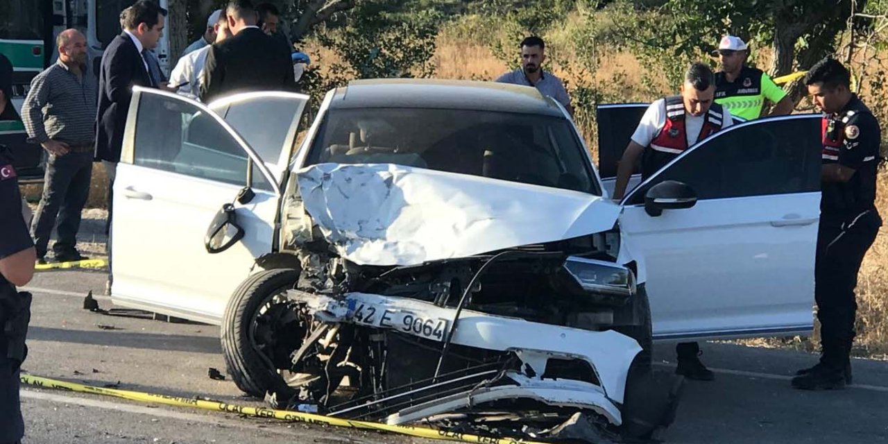 Konya'daki trafik kazasında ikiz kardeşler öldü