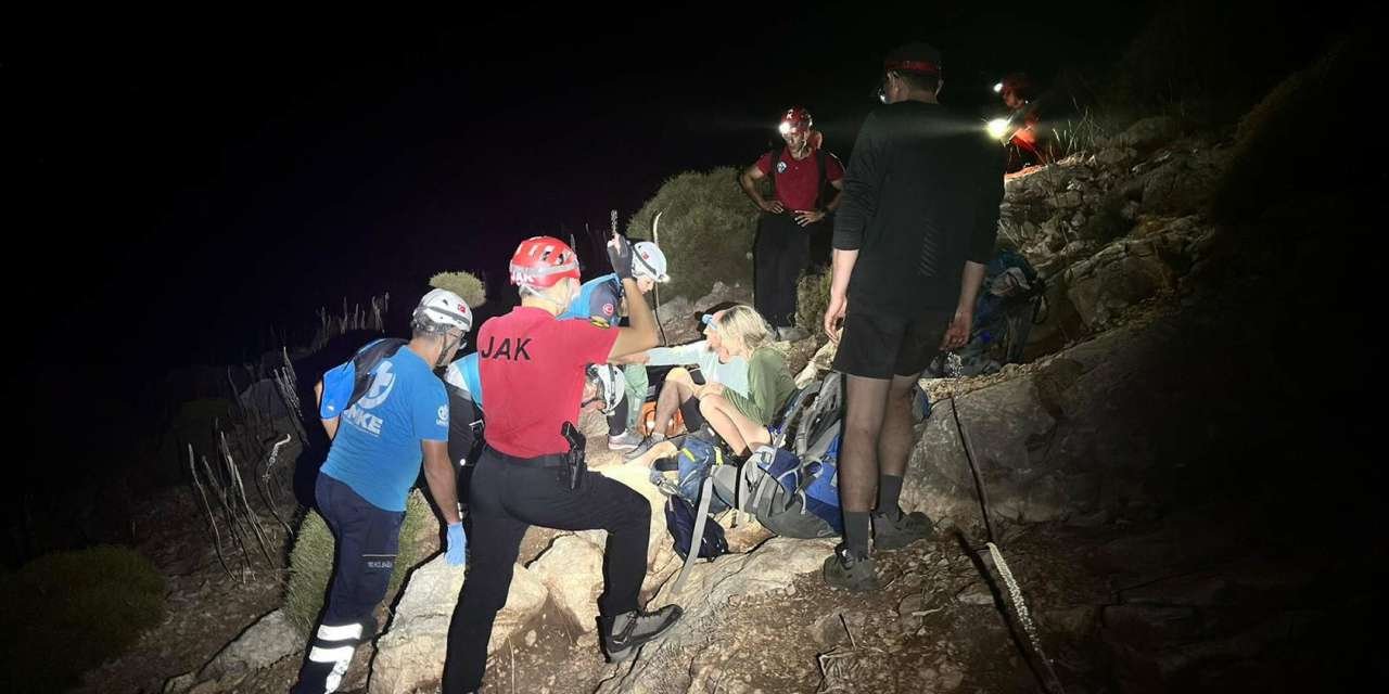 Doğa yürüyüşünde yaralandı: Ekipler 2 saatte kurtardı