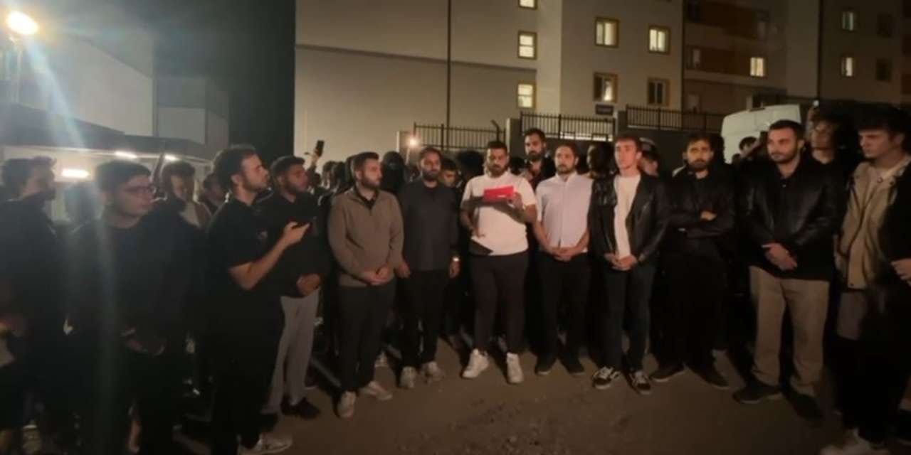 KYK Yurdu'nda kalan öğrenciler isyan etti