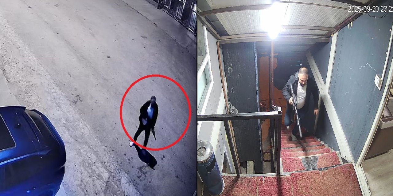 İş yerine kurşun yağdırdılar: Şehir eşkiyaları kamerada
