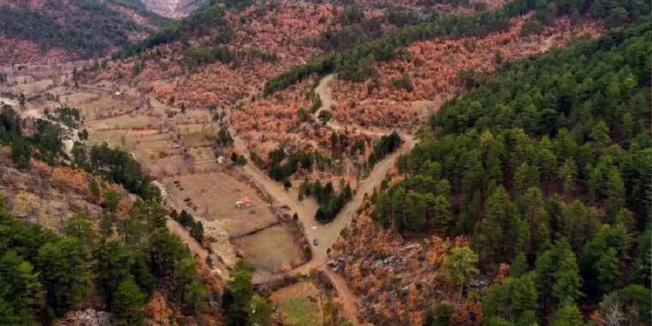 Uzunluğu 4 kilometre olan kanyonda sular çekildi!