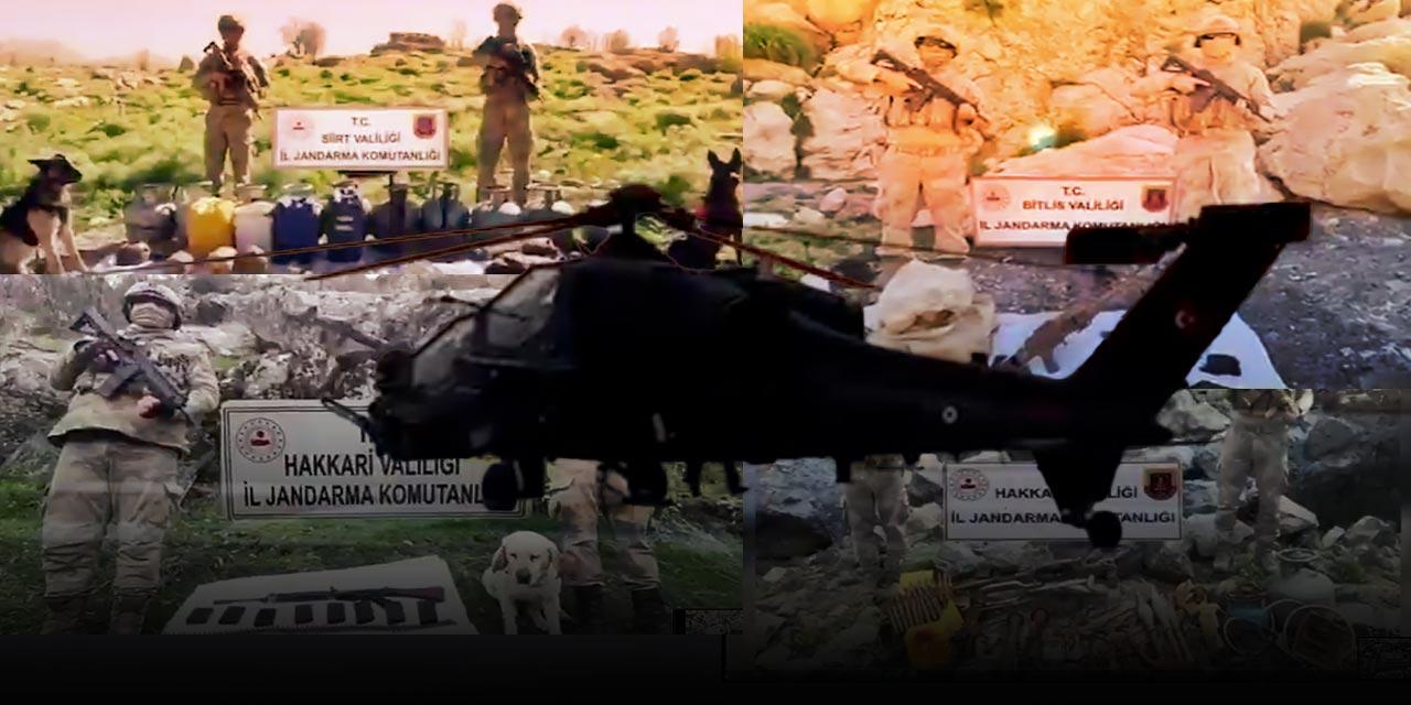 30 ilde 144 hedef imha edildi: Rekor sayıda mühimmat ele geçirildi