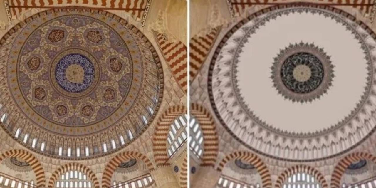 Tepki yağmıştı: Selimiye Camii'ndeki restorasyon durduruldu