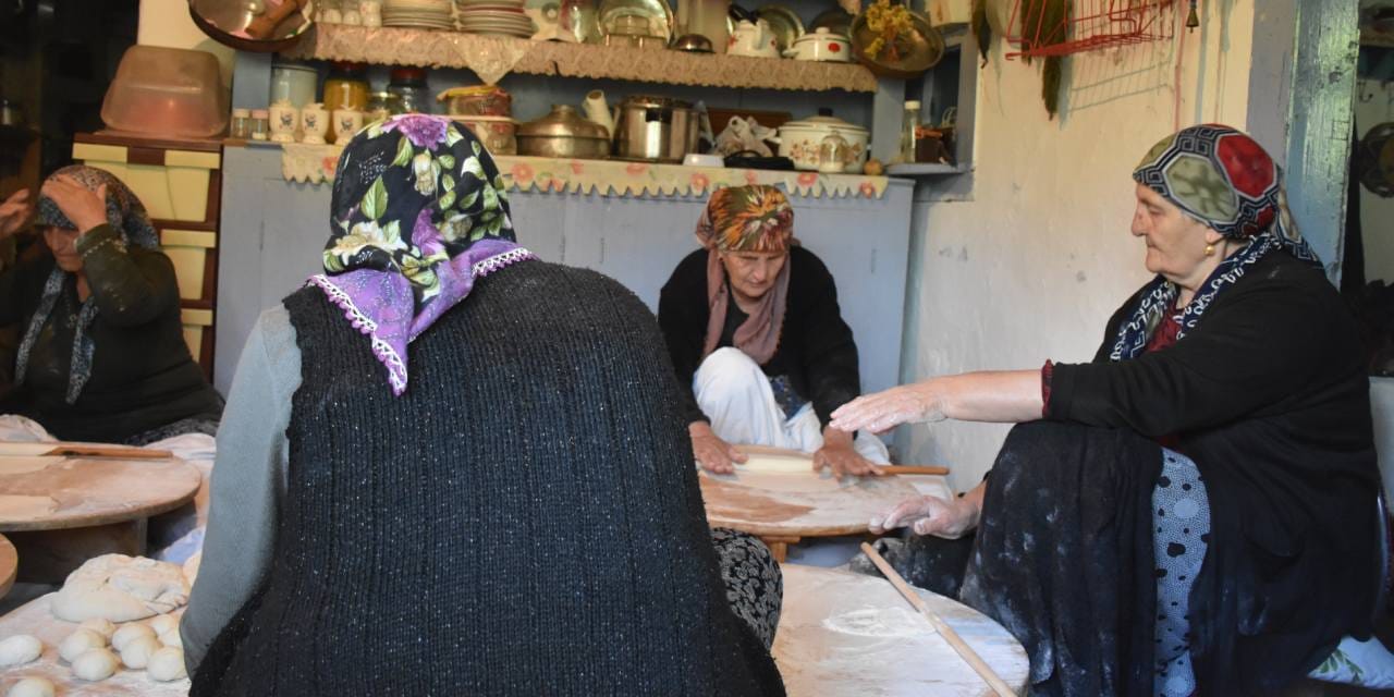 Gümüşhane’de imeceyle kışa hazırlık