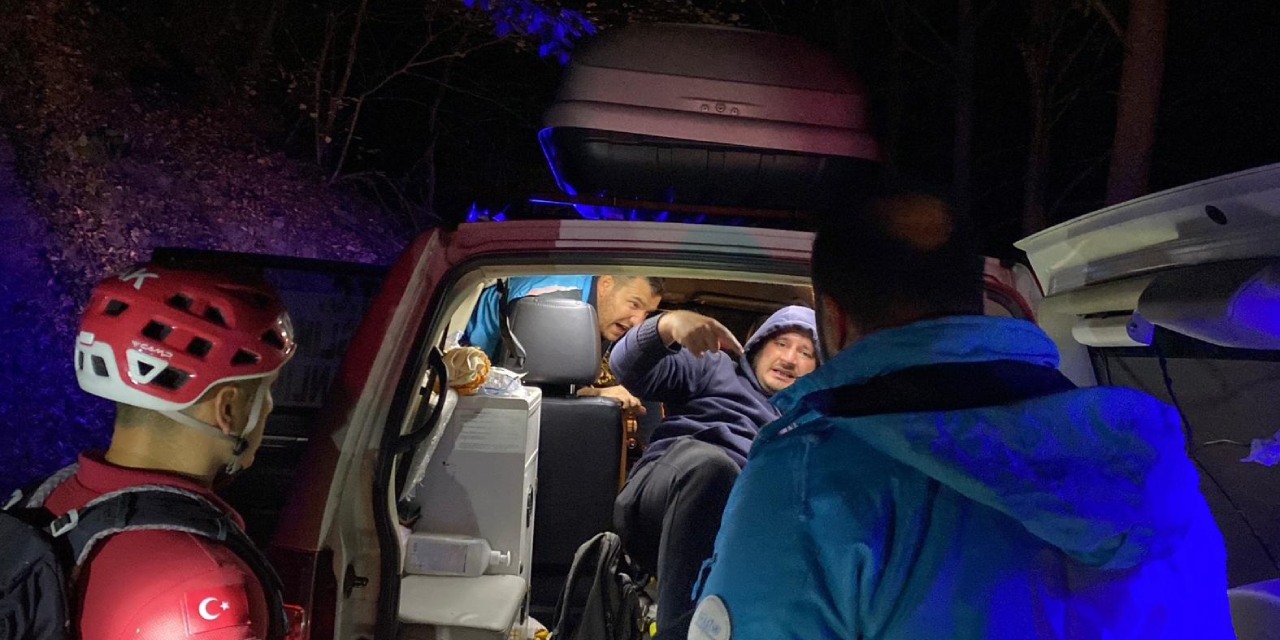 Uludağ'da yürüyüşe çıkan adamı ekipler kurtardı