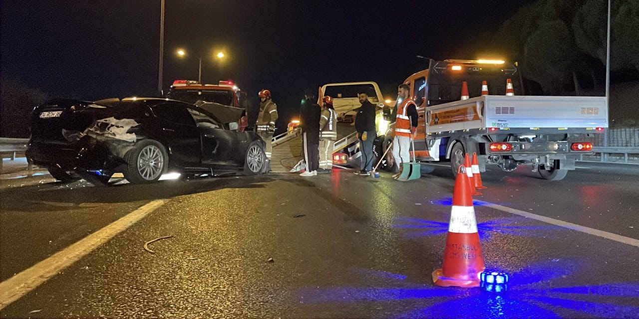 Kazaya neden olan sürücü ardına bakmadan kaçtı!