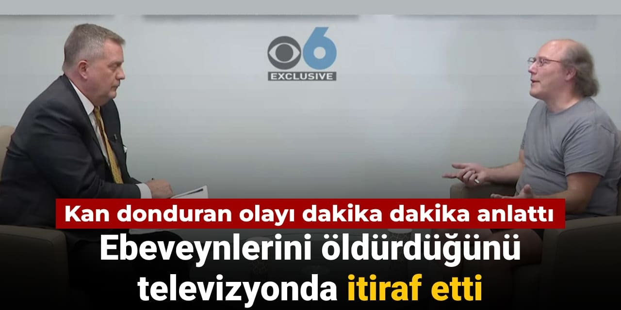 Ebeveynlerini öldürdüğünü televizyonda itiraf etti