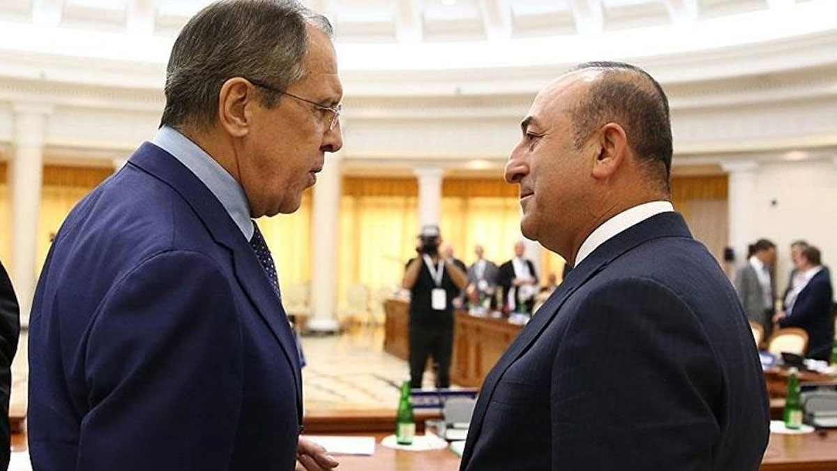 Çavuşoğlu ve Lavrov'dan 'İdlib' görüşmesi