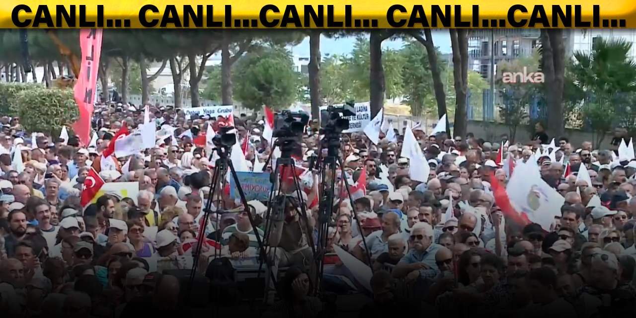 Binler "Toprağımızı Vermiyoruz" mitinginde bir araya geldi! Zeytinliklerin talanına karşı tek ses