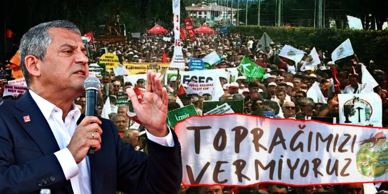 Özel, "Toprağımızı Vermiyoruz" mitinginden AYM'ye seslendi