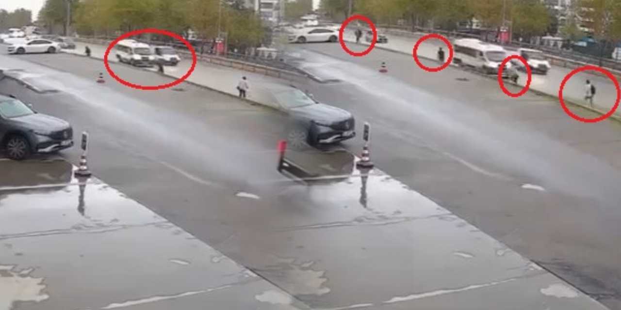 Sürücünün manevrası facianın önüne geçti! Canlarını kıl payı kurtardılar