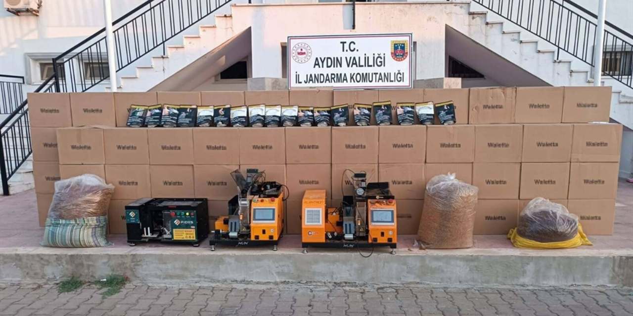 Aydın'da kaçakçılık operasyonu: Piyasa değeri 1,2 milyon TL!