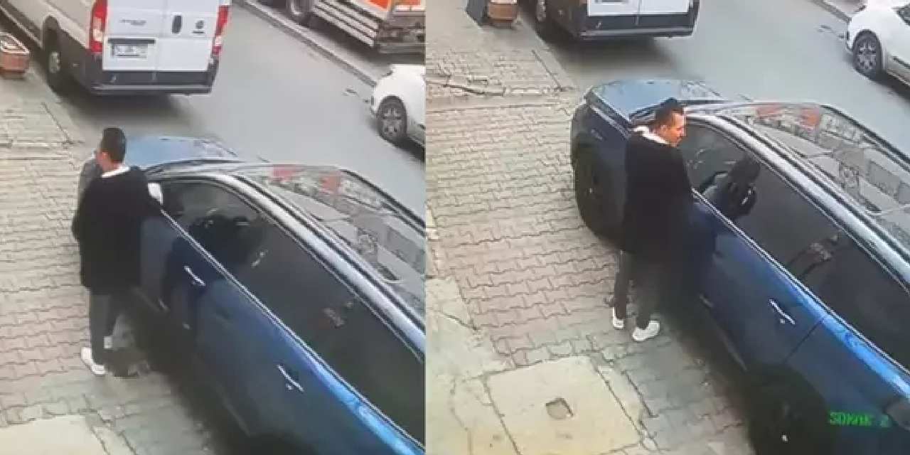 Pes dedirten olay: Aracın üzerine idrarını yaptı o da yetmedi sahibine saldırdı!