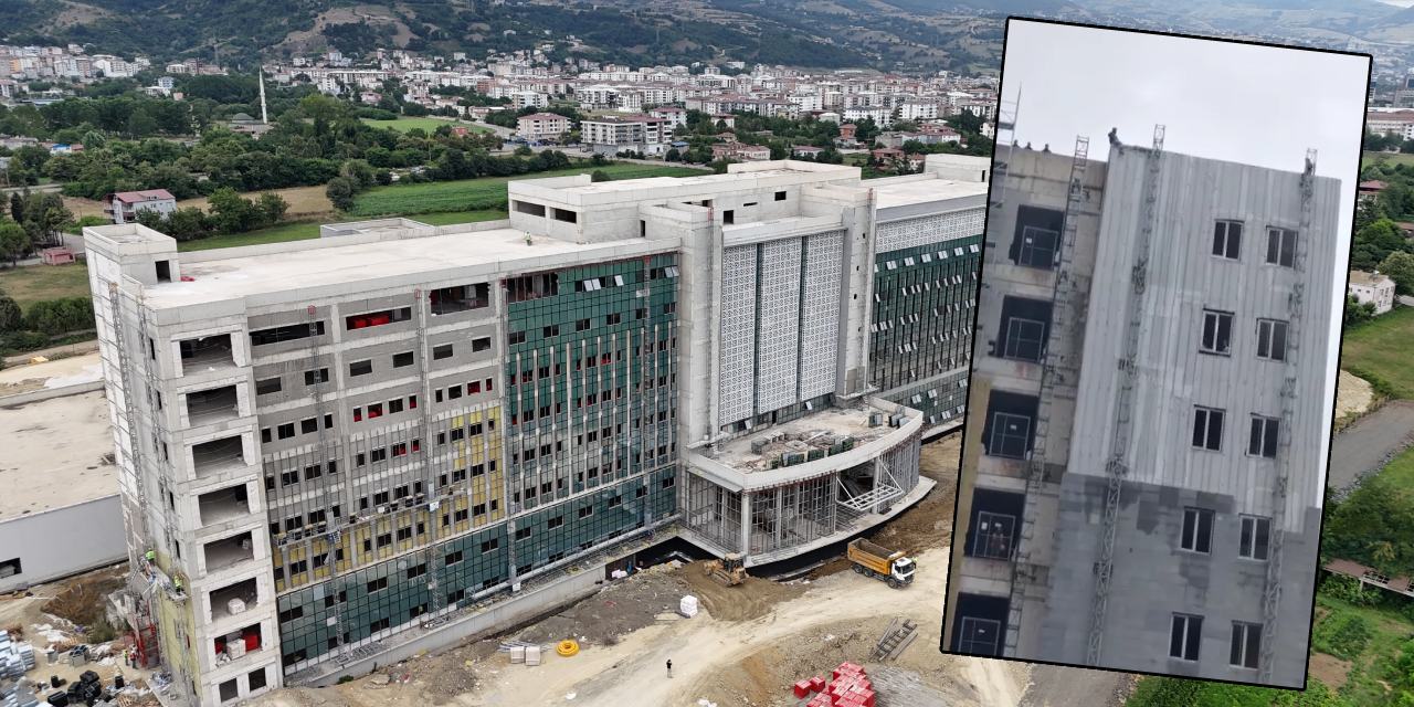 Devlet hastanesi inşaatında ücret alamayan işçiler intihara kalkıştı!