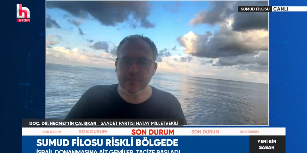 Son Dakika | Türk milletvekilleri Sumud Filosu'nda! İsrail askerleri gemiye girmeye çalıştı