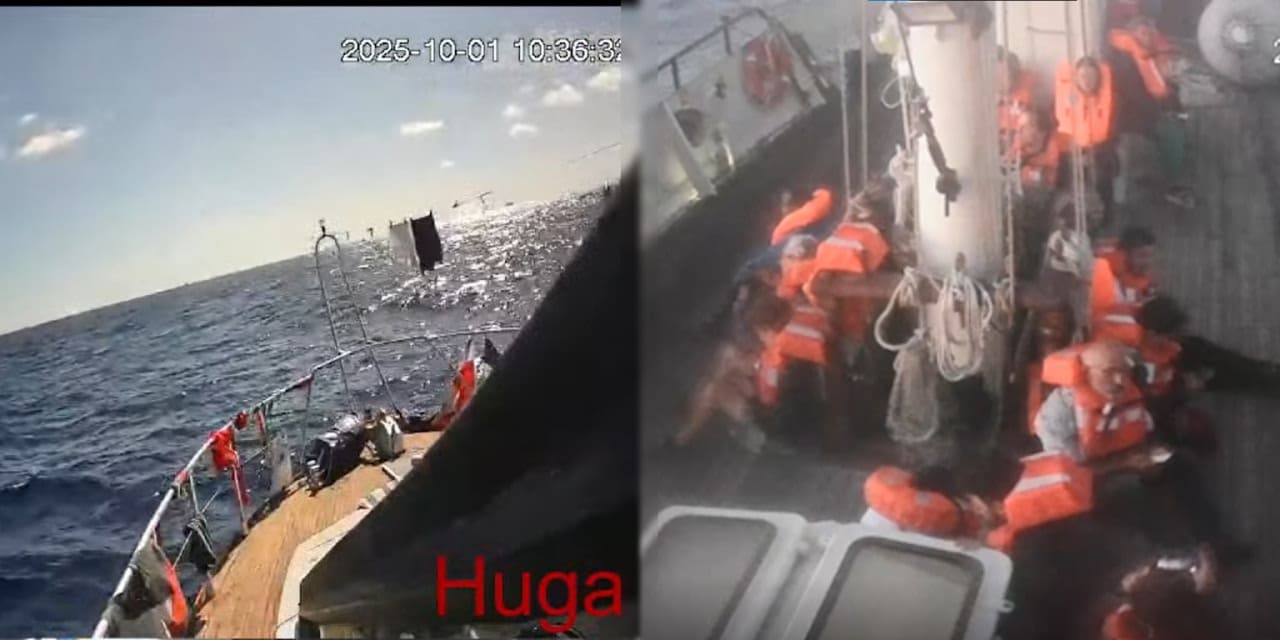 İsrail donanması Sumud Filosu'na müdahale ediyor