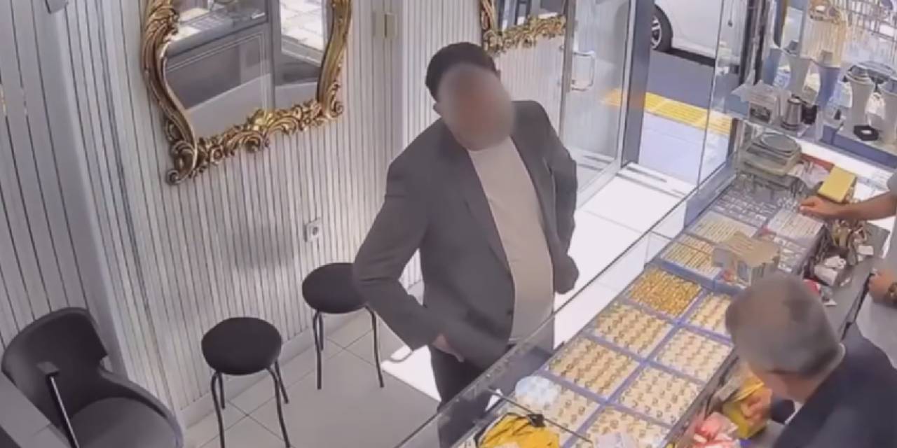 Kuyumcuya sahte altın satmaya çalışan dolandırıcılar yakalandı