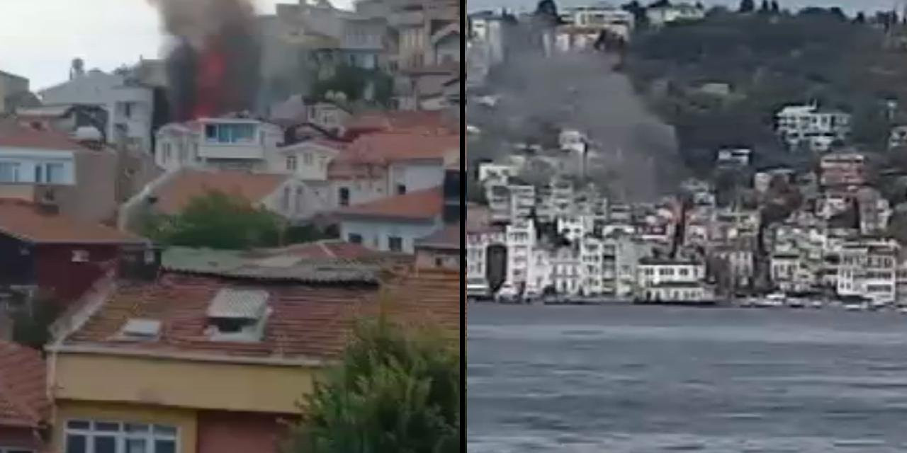 Beşiktaş'ta yangın paniği