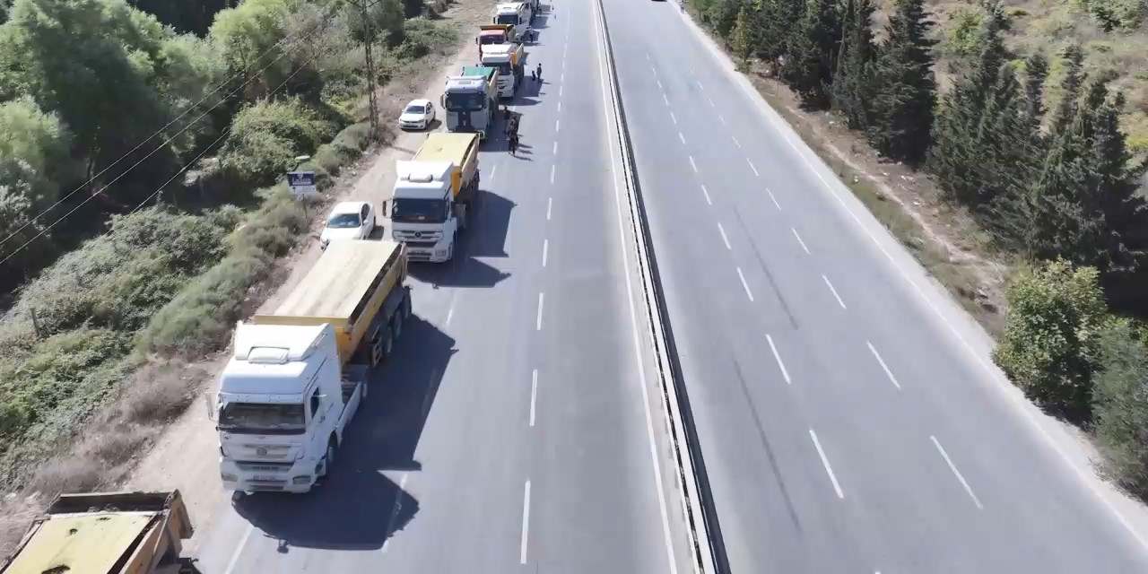 Arnavutköy'de hafriyat kamyonlarına ceza yağdı!