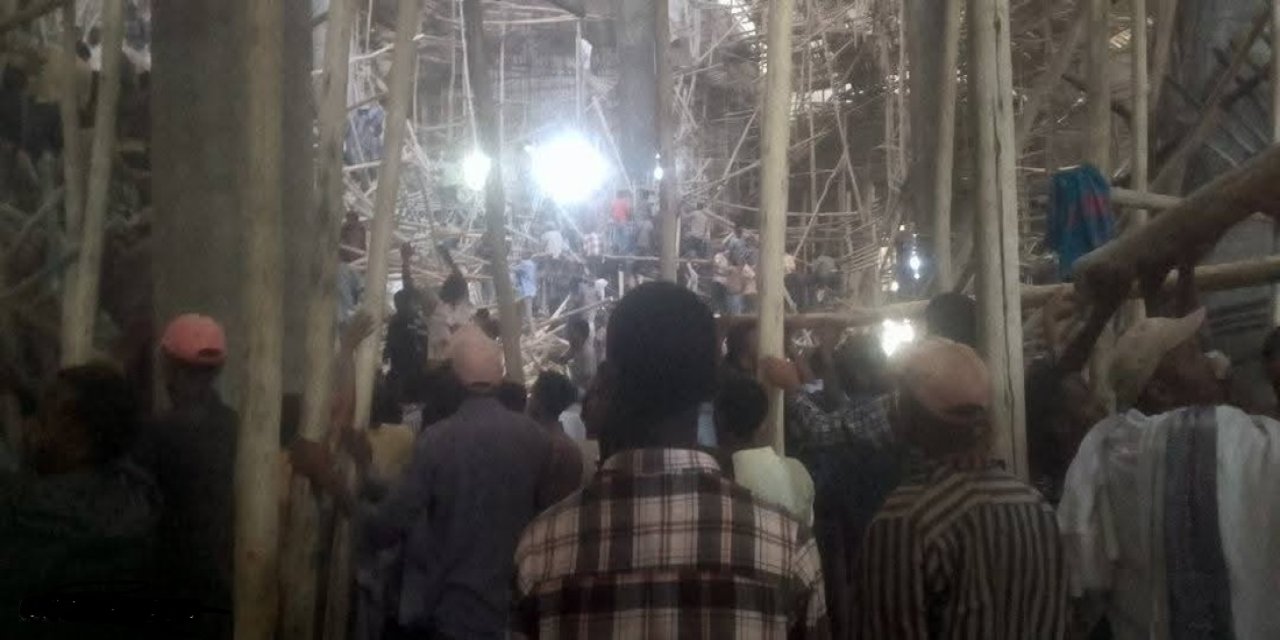 Kilise inşaatında iskele çöktü: 30 ölü, 200 yaralı!