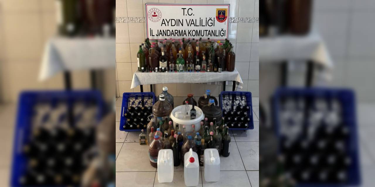 Kaçak içki operasyonunda 3 gözaltı