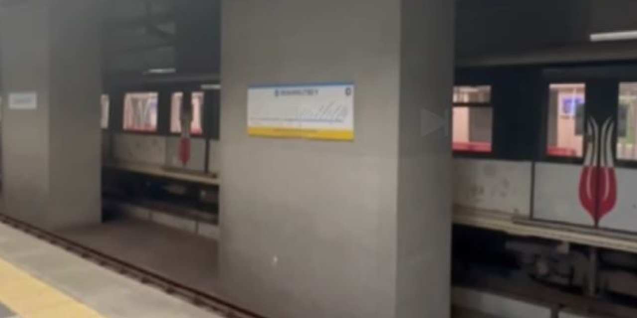 Mahmutbey metrosunda yangın!