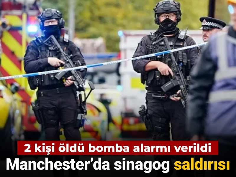 Manchester'da sinagoga saldırı: 2 ölü