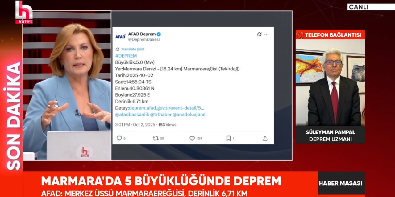 Marmara şiddetli sallandı: Deprem uzmanlarından kritik açıklama
