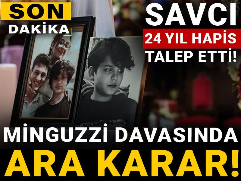 Son dakika | Minguzzi davasında ara karar!