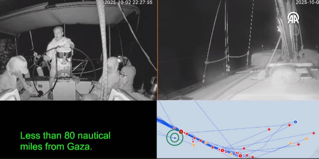 Sumud Filosu'ndaki 'Marinette' gemisi yola devam ediyor