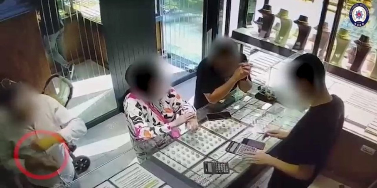 Kuyumcudaki sahte altın oyunu polise takıldı