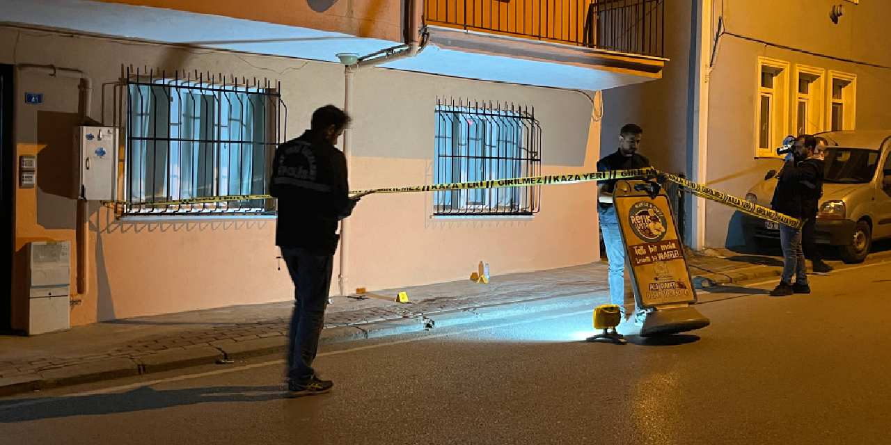 Sokak ortasında eniştesini bacağından vurdu!