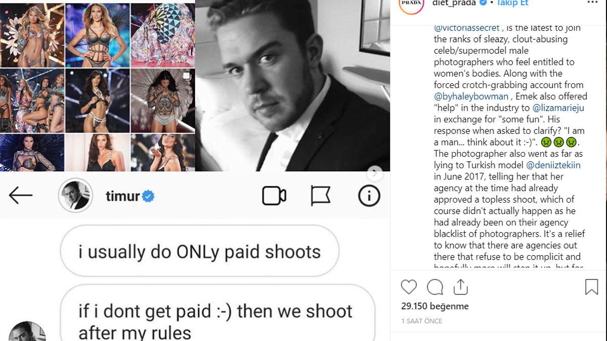 Türk fotoğrafçının tacizlerini ifşa ettiler