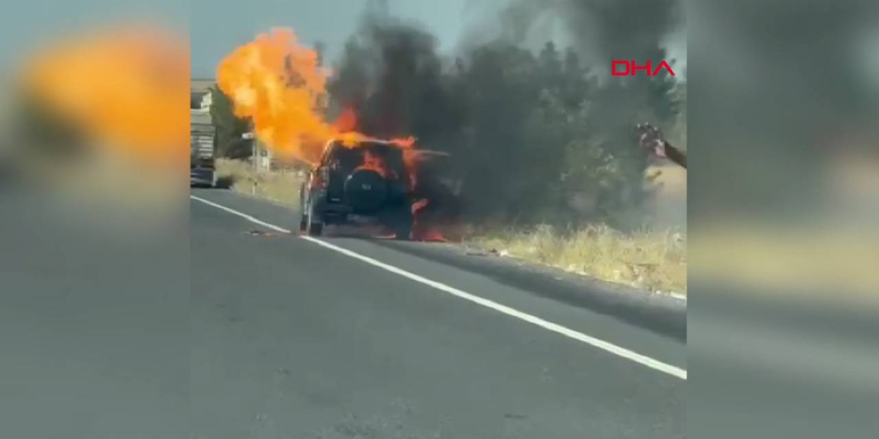 Seyir halindeyken alev topuna döndü: O anlar kamerada