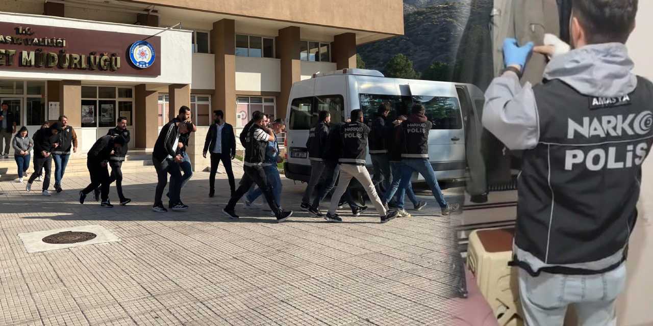 Eş zamanlı uyuşturucu operasyonunda 9 tutuklu!