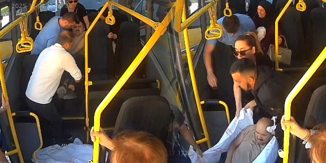Minibüste fenalaşan yolcuyu hastaneye yetiştirdi!
