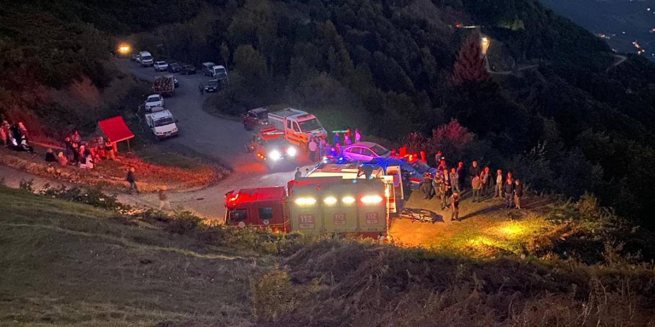 Trabzon’da ot biçerken uçuruma düşen polis hayatını kaybetti