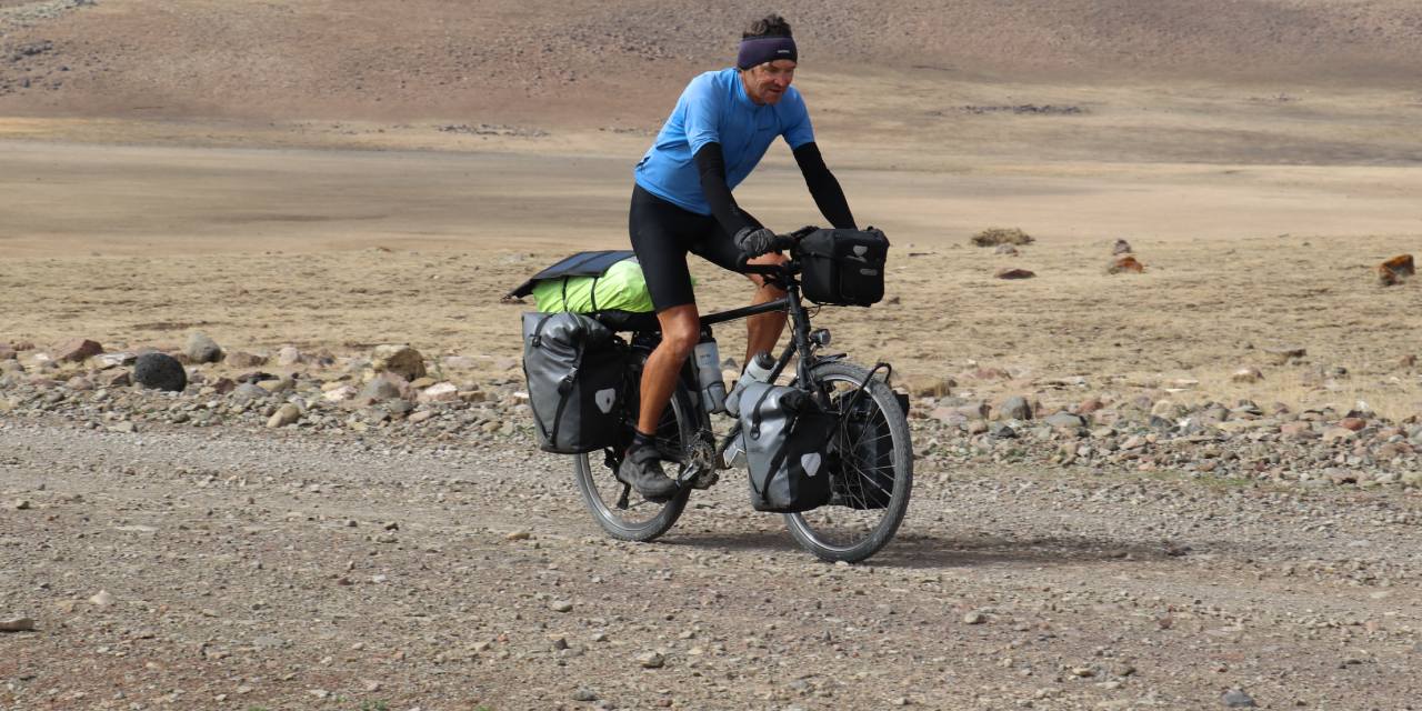 Fransa’dan Ağrı’ya pedal gücüyle 7 bin kilometre