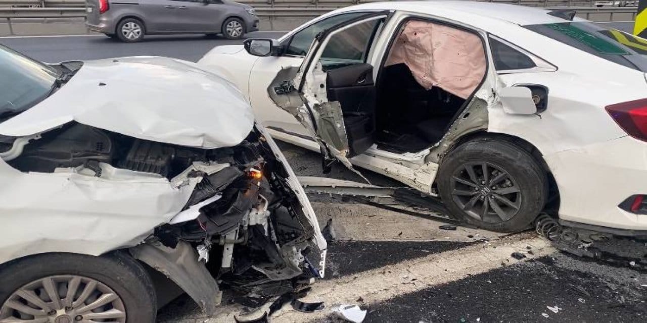 TEM Otoyolu’nda kaza: Yaralılar var