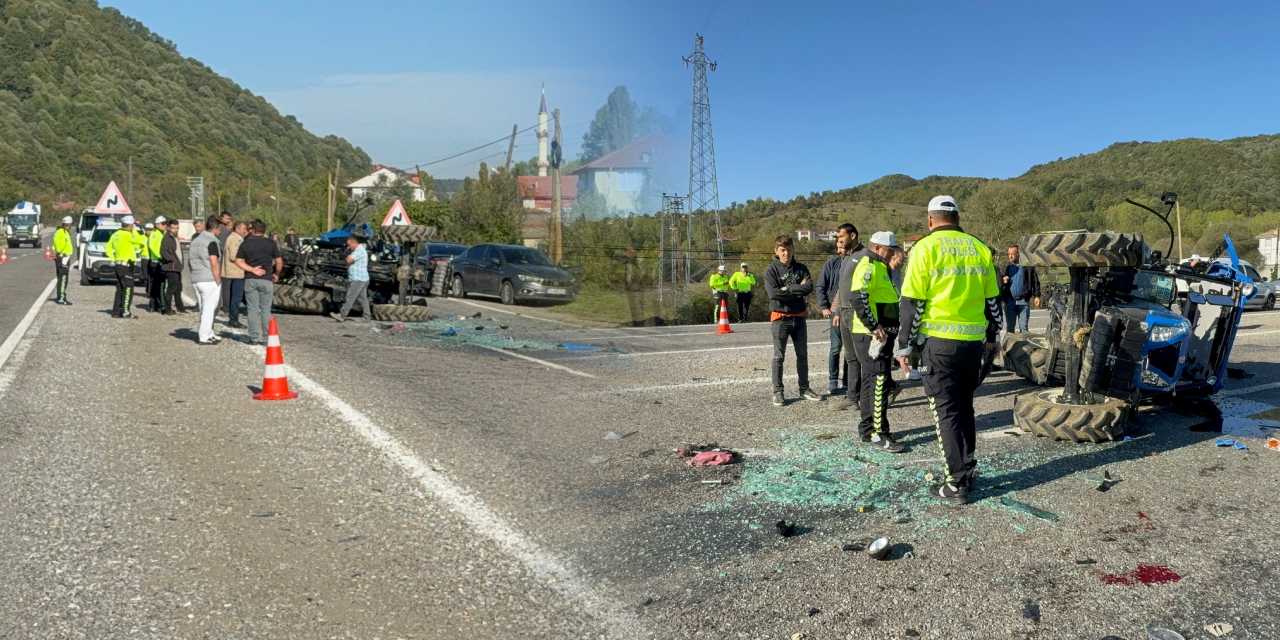 Bartın’da bir sürücü zincirleme kazaya yol açtı: 4 yaralı