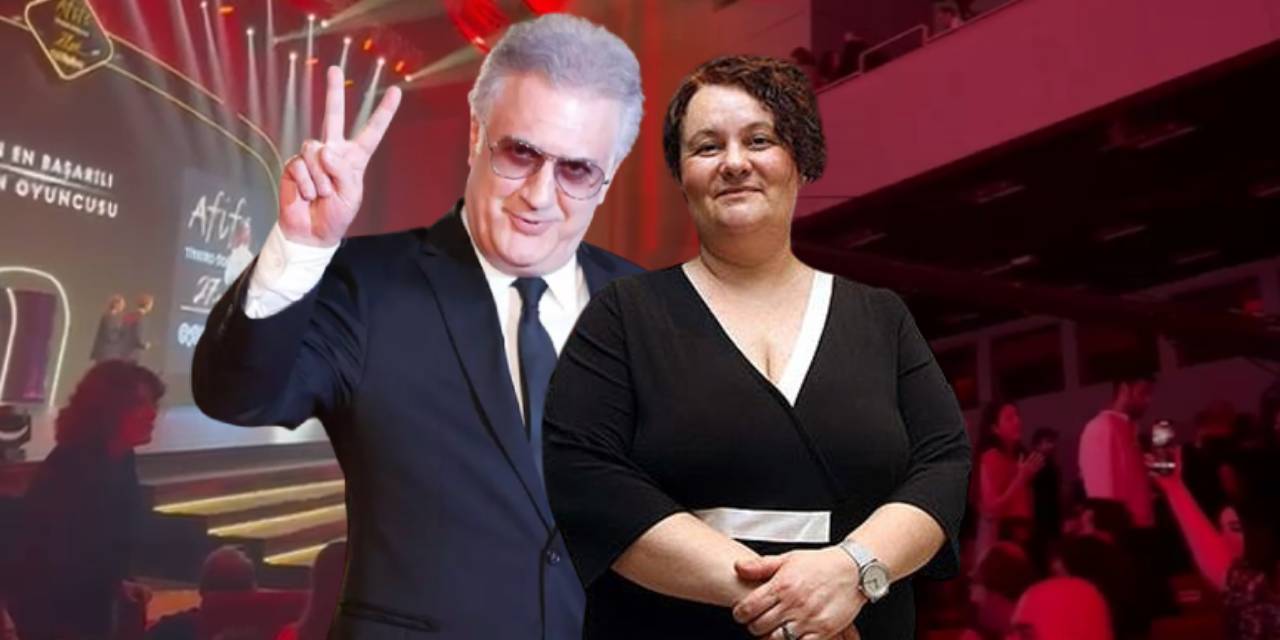 Tamer Karadağlı'ya teşekkür eden Sükun Işıtan'a tepki: Afife Tiyatro Ödülleri'nde yuhalandı