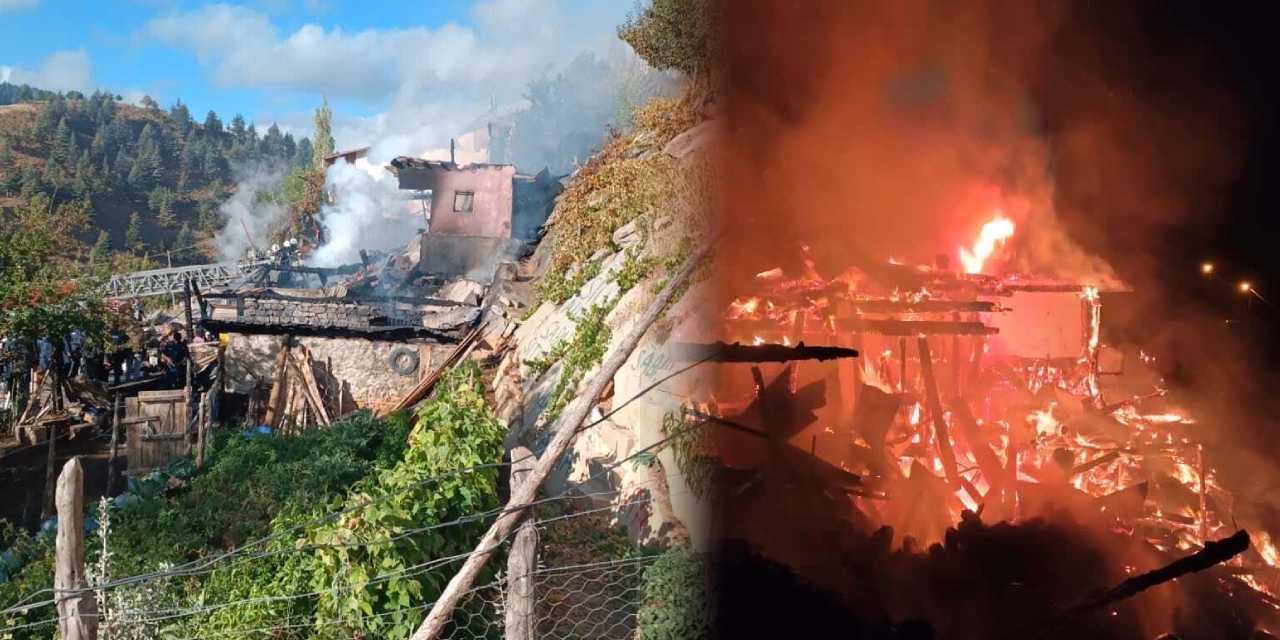 Adana’da kabus gecesi! Yangın nedeniyle çöken ev 2 engelli kardeşe mezar oldu