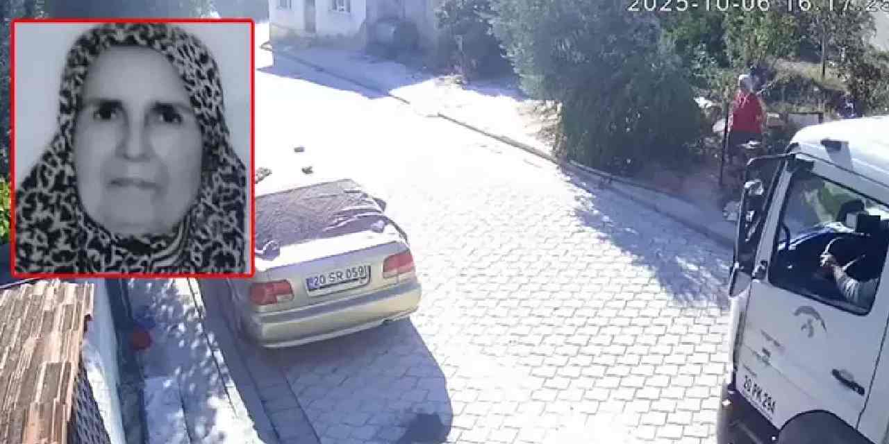 Yaşlı kadın çöp kamyonunun altında can verdi: O anlar kamerada!