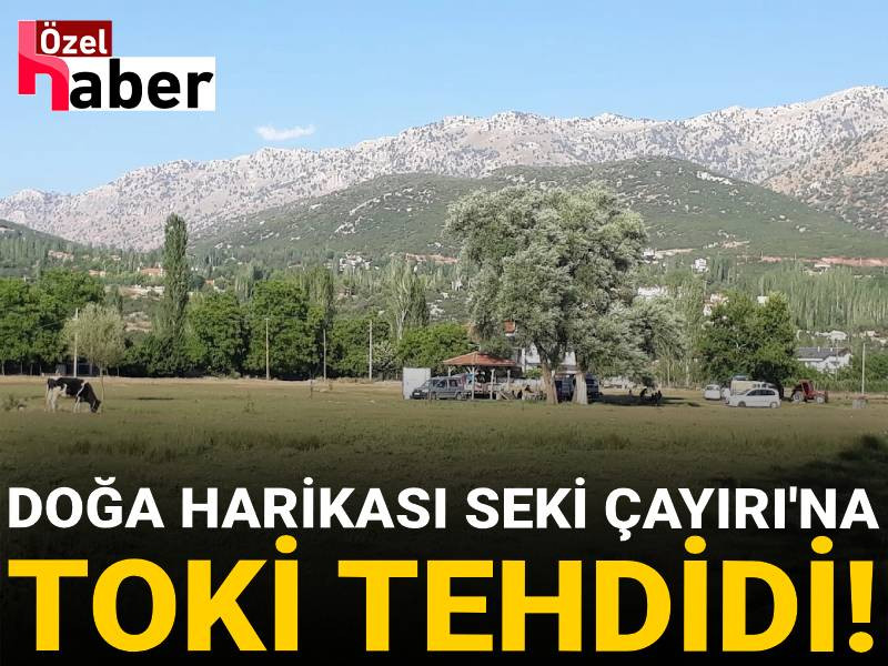 Doğa harikası Seki Çayırı'na TOKİ tehdidi!