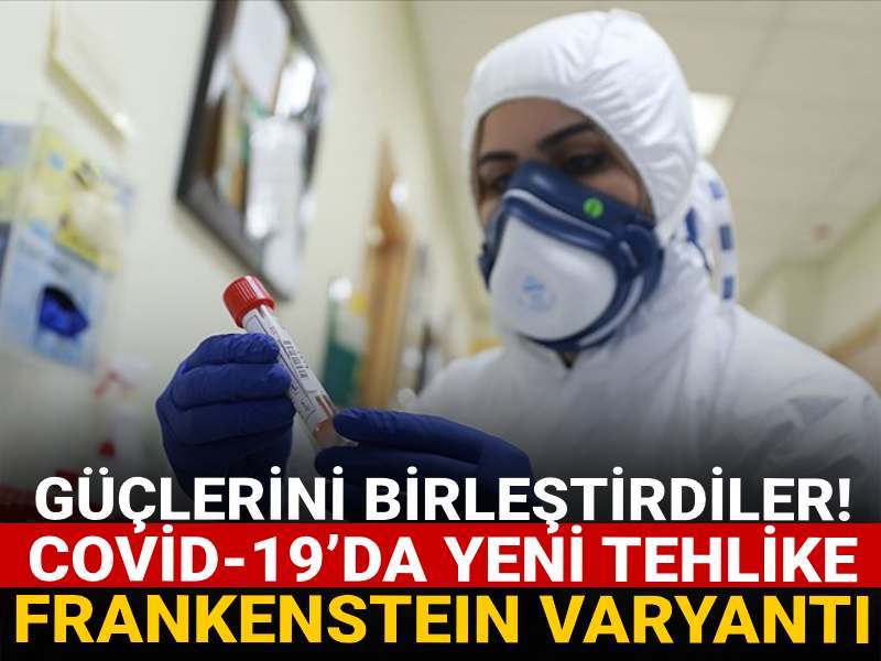 Güçlerini birleştirdiler! Covid-19’da yeni tehlike: Frankenstein varyantı
