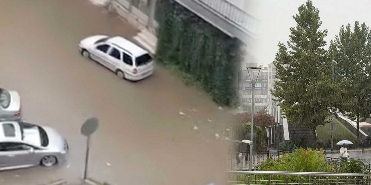 Aydın’da sağanak hayatı felç etti!