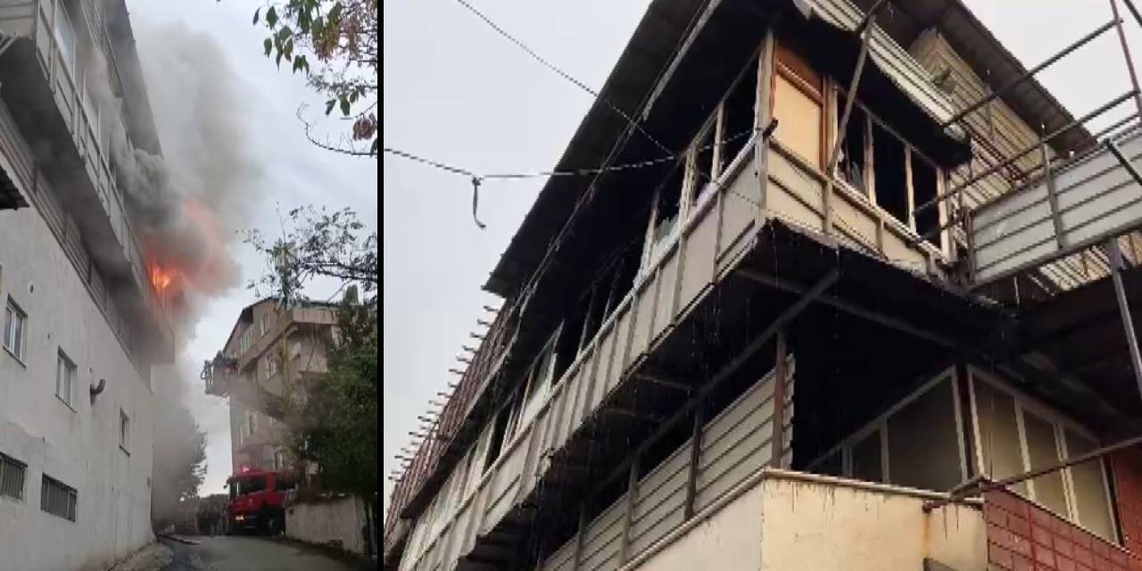 Kereste atölyesinde yangın