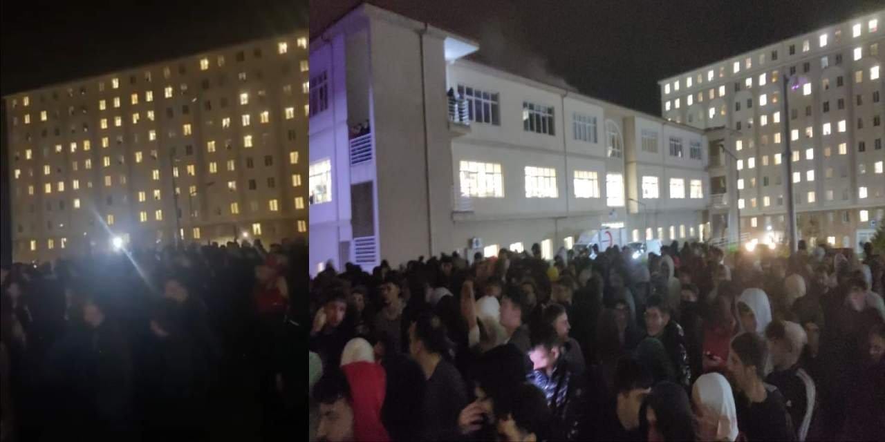 Edirne'de KYK yurdunda su krizi: Binlerce öğrenci ayaklandı